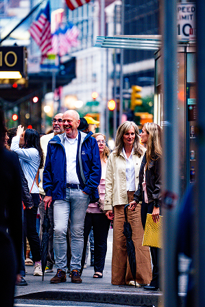 Street photography scene